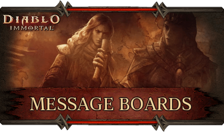 Diablo Immortal - Message Boards