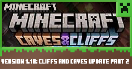 Caves and Cliffs Part 2 Banner