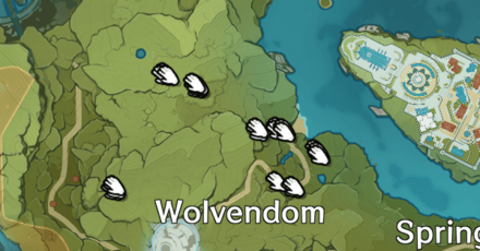 Genshin - Small Lamp Grass Location - Wolvendom