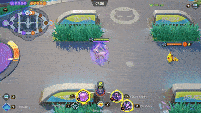 Pokemon UNITE - Future Sight Barrage.gif