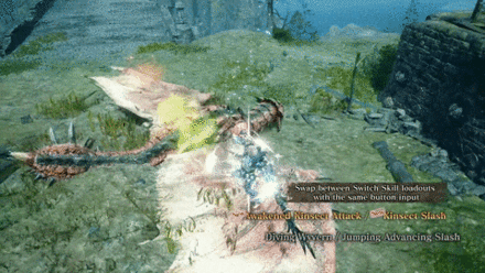MH Rise Sunbreak - Insect Glaive Kinsect Slash Switch Skill