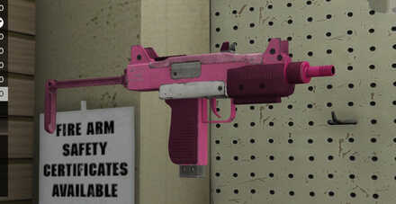 GTA V - Micro SMG Skin - Pink tint
