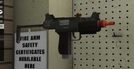 GTA V - SMG  Skin - Orange tint