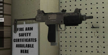 GTA V - SMG  Skin - Platinum tint