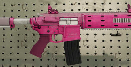 GTA V - Carbine Rifle Skin - Pink tint