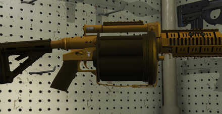 GTA V - Grenade Launcher Skin - Gold tint
