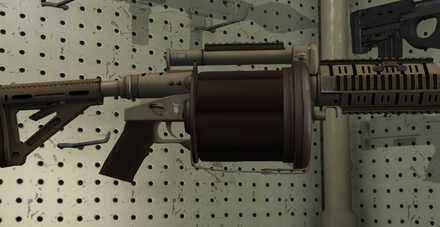 GTA V - Grenade Launcher Skin - Army tint