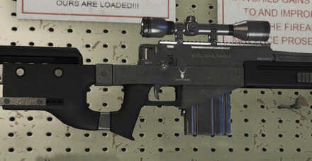 GTA V - Sniper Rifle Skin - Platinum tint