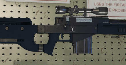 GTA V - Sniper Rifle Skin - LSPD tint