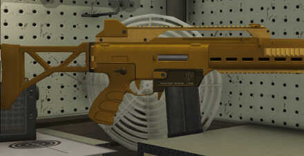 GTA V - Special Carbine Skin - Gold tint