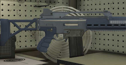 GTA V - Special Carbine Skin - Platinum tint