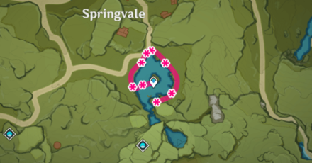 Genshin - Calla Lily Farming Route