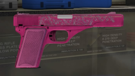 GTA V - Vintage Pistol Skin - Pink tint