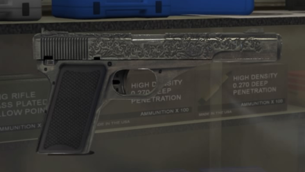 GTA V - Vintage Pistol Skin - Platinum tint