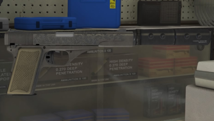 GTA V - Vintage Pistol Skin - Suppressor