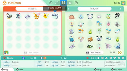 Pokemon BDSP - Alpha Steelix Box