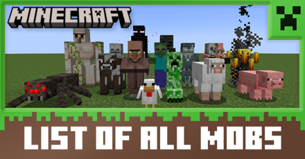 Minecraft List of All Mobs