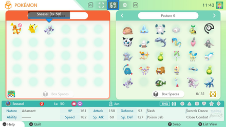 Pokemon Legends Arceus - Hisuan Sneasel Pokemon HOME.png