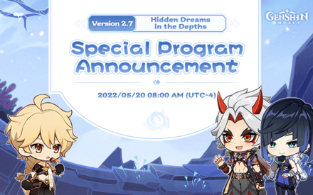 Genshin - Version 2.7 Livestream Special Program