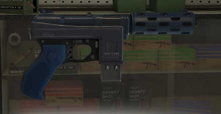 GTA V - Machine Pistol Skin - LSPD tint