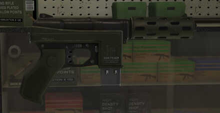 GTA V - Machine Pistol Skin - Green tint