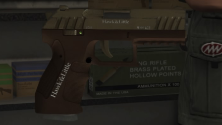 GTA V - Combat Pistol Skin - Army tint