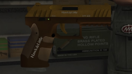 GTA V - Combat Pistol Skin - Gold tint