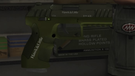 GTA V - Combat Pistol Skin - Green tint