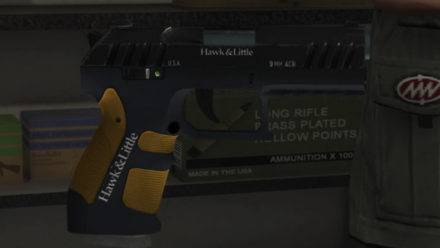 GTA V - Combat Pistol Skin - LSPD tint