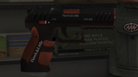 GTA V - Combat Pistol Skin - Orange tint