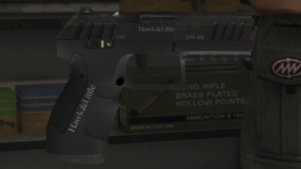 GTA V - Combat Pistol Skin - Platinum tint