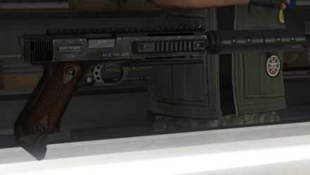 GTA V - AP Pistol Skin - Suppressor