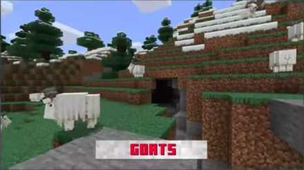 Goats in Minecraft
