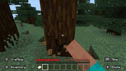 Minecraft - gathering logs