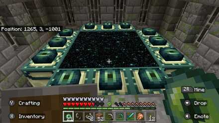 Minecraft - activating an End Portal