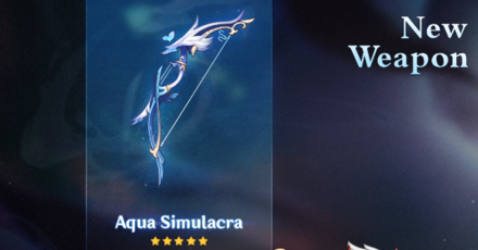 Genshin - Aqua Simulacra Bow