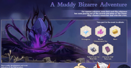 Genshin - A Muddy Bizarre Adventure Event