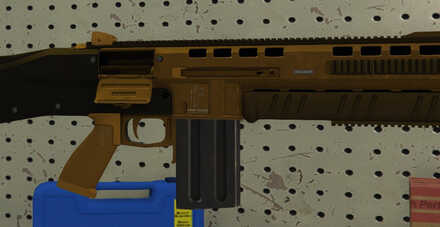 GTA V - Assault Shotgun Skin - Gold tint