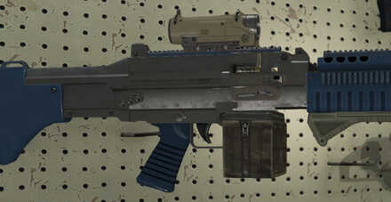 GTA V - Combat MG Skin - LSPD tint