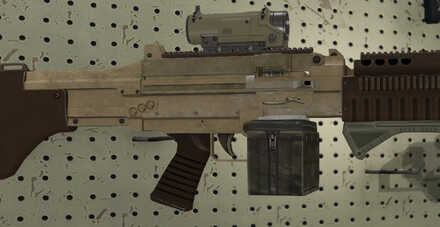 GTA V - Combat MG Skin - Army tint