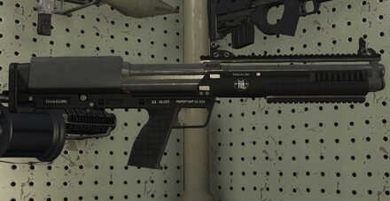 GTA V - Bullpup Shotgun Skin - Platinum tint