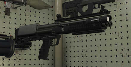 GTA V - Bullpup Shotgun Skin - Flashlight