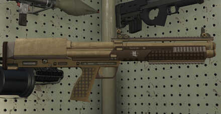 GTA V - Bullpup Shotgun Skin - Army tint