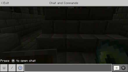 Minecraft - open chat window