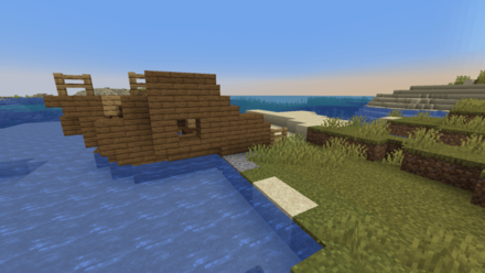 Shipwreck Beached Minecraft