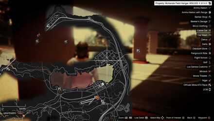 McKenzie Field Hangar Map