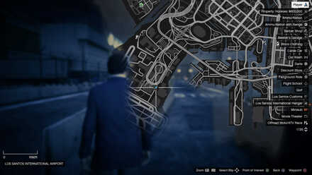 Los Santos International Airport Hangar Map