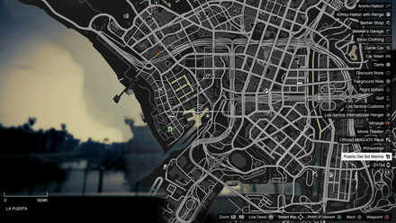 Puerto Del Sol Marina Map