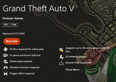 Grand Theft Auto Online (GTA Online) - Console Subscription Required