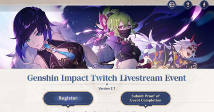 Genshin - 2.7 Register and Stream Genshin Impact